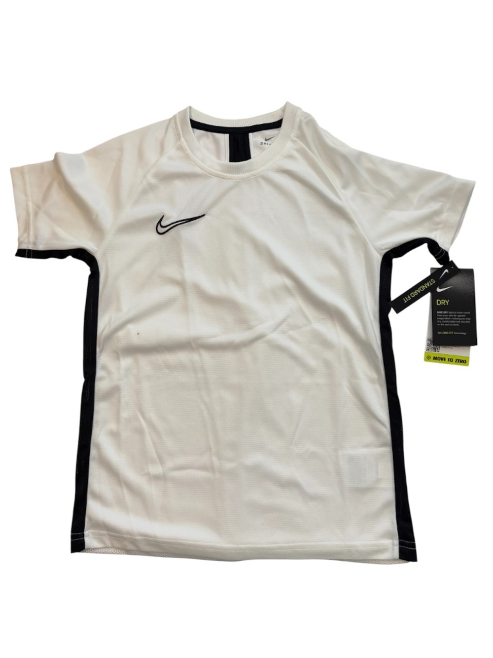 Nike Boy's Dry- Fit Academy Short Sleeve Soccer T- Shirt Size Small NEW